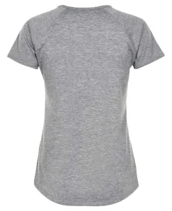 BLACK Heather Logo Tee Womens