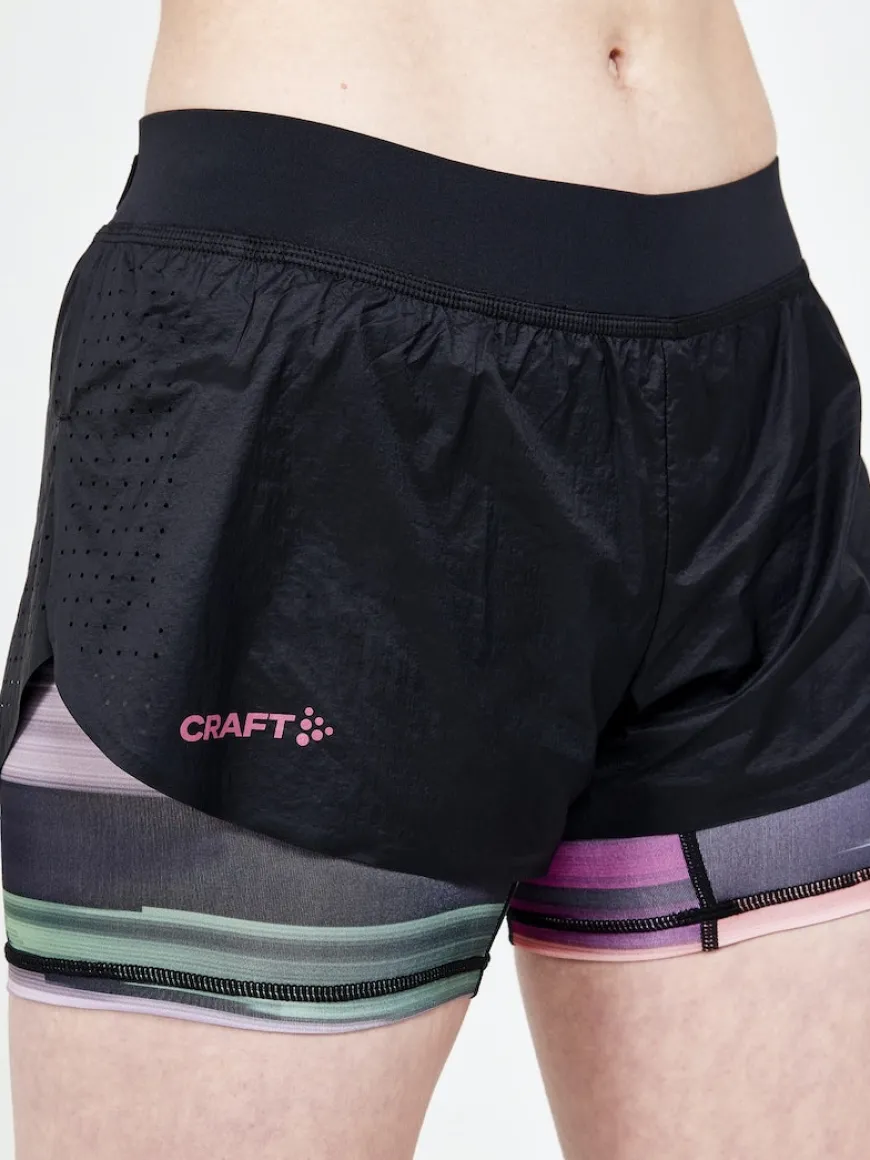CTM Distance 2-in-1 Shorts Women