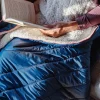 Sherpa Puffy Blanket