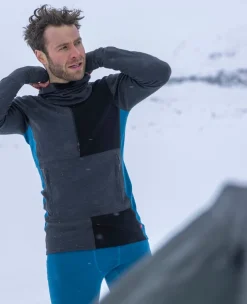 WarmWool Hoodsweater w/zip Men